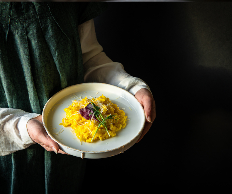 risotto alla milanese riso acquerello itaca fine food